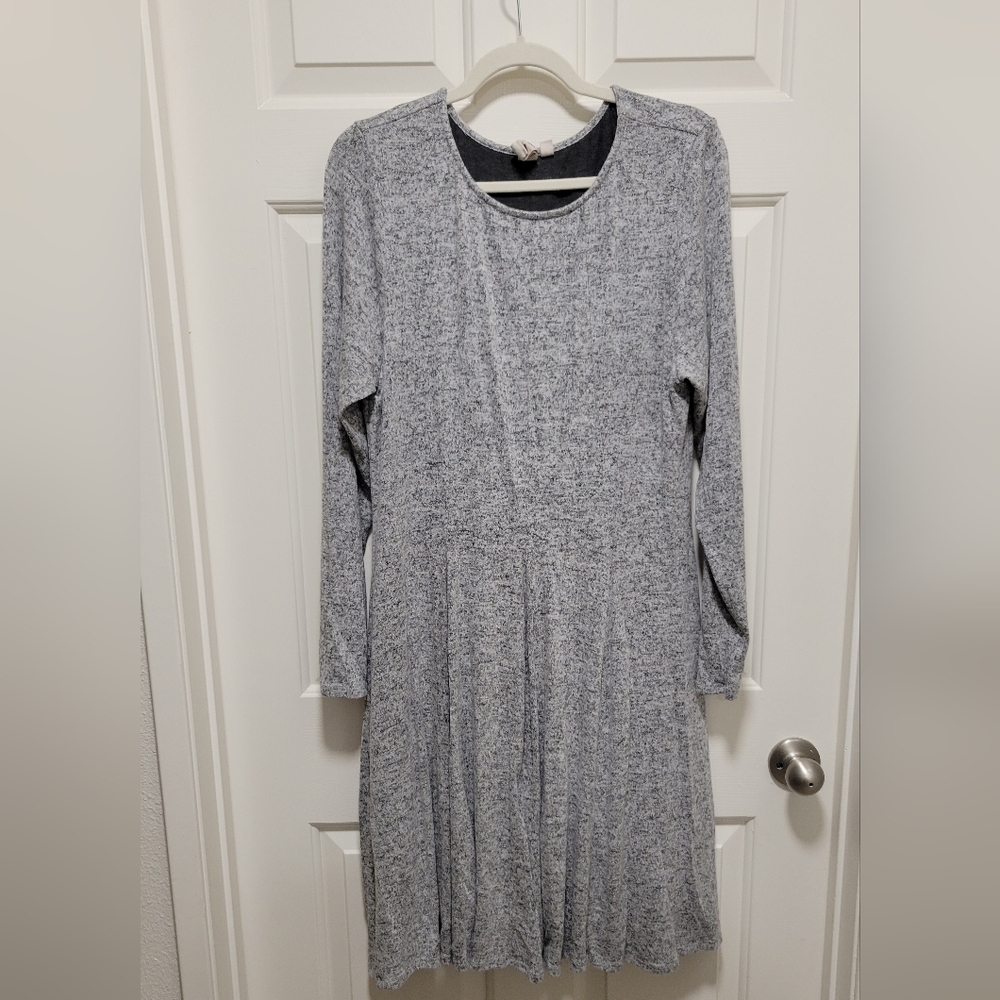 Anthropologie DOLAN Left Coast Collection, XL, Midi Gray Dress